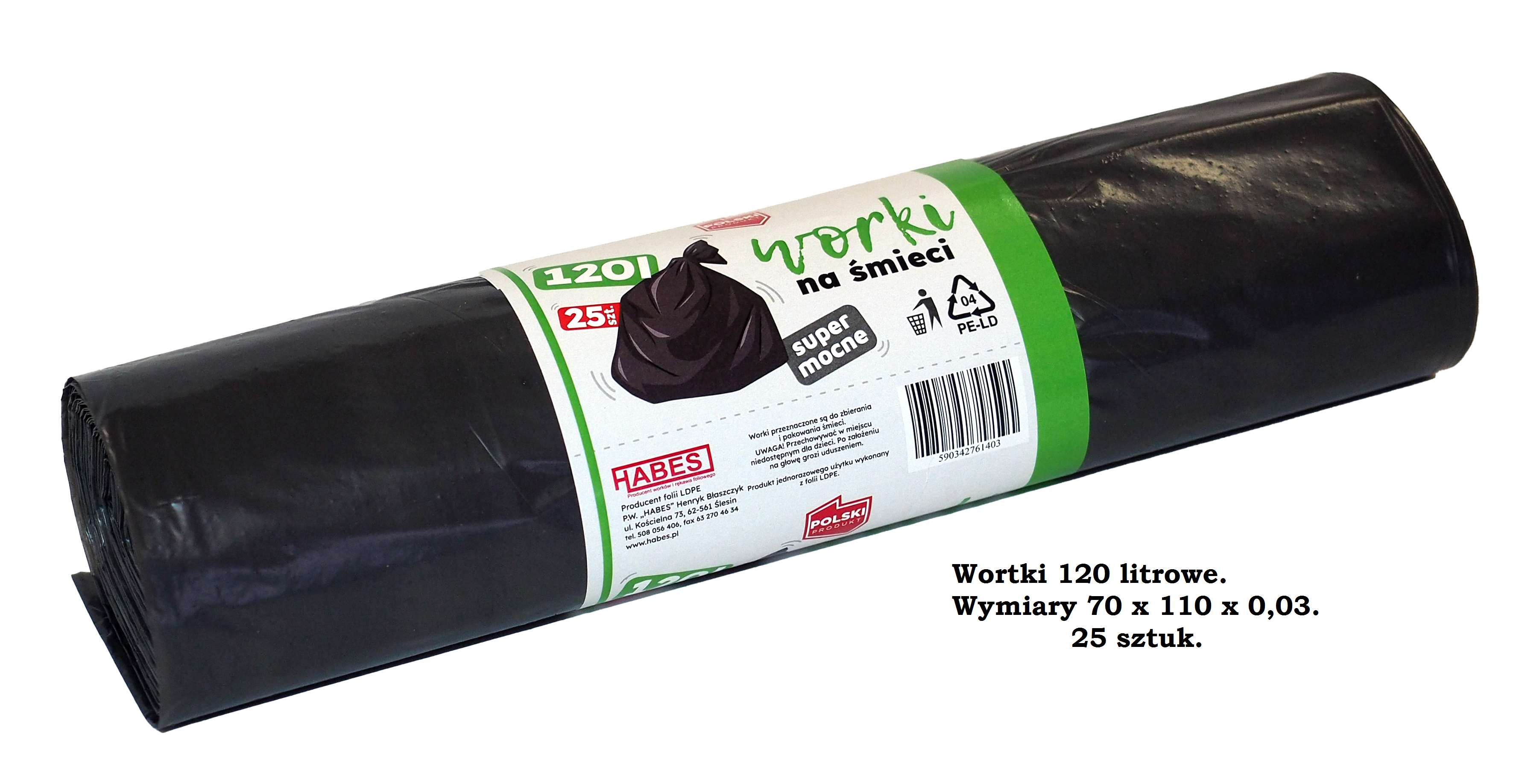 worki 120 litrów